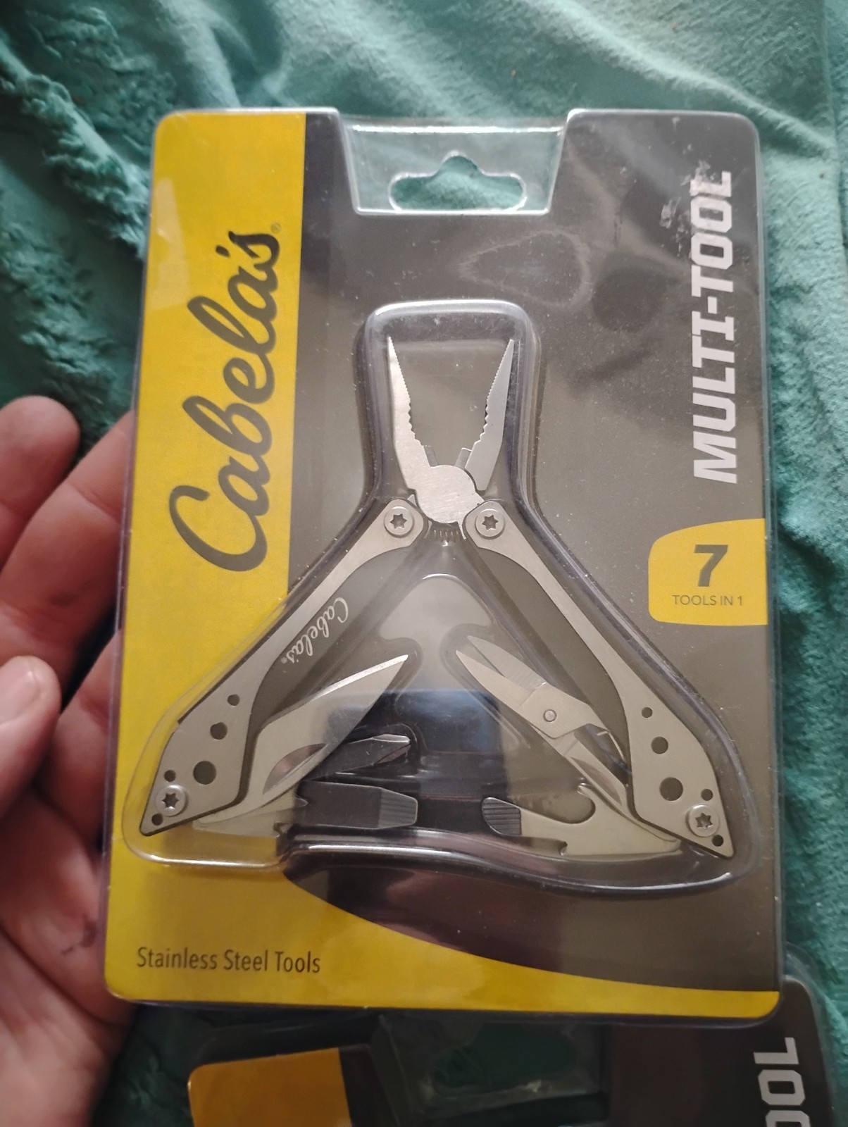2X Cabelas’s 7-1 Tool Gray Multi-Tool NEW (ONE GREEN & ONE BLACK)