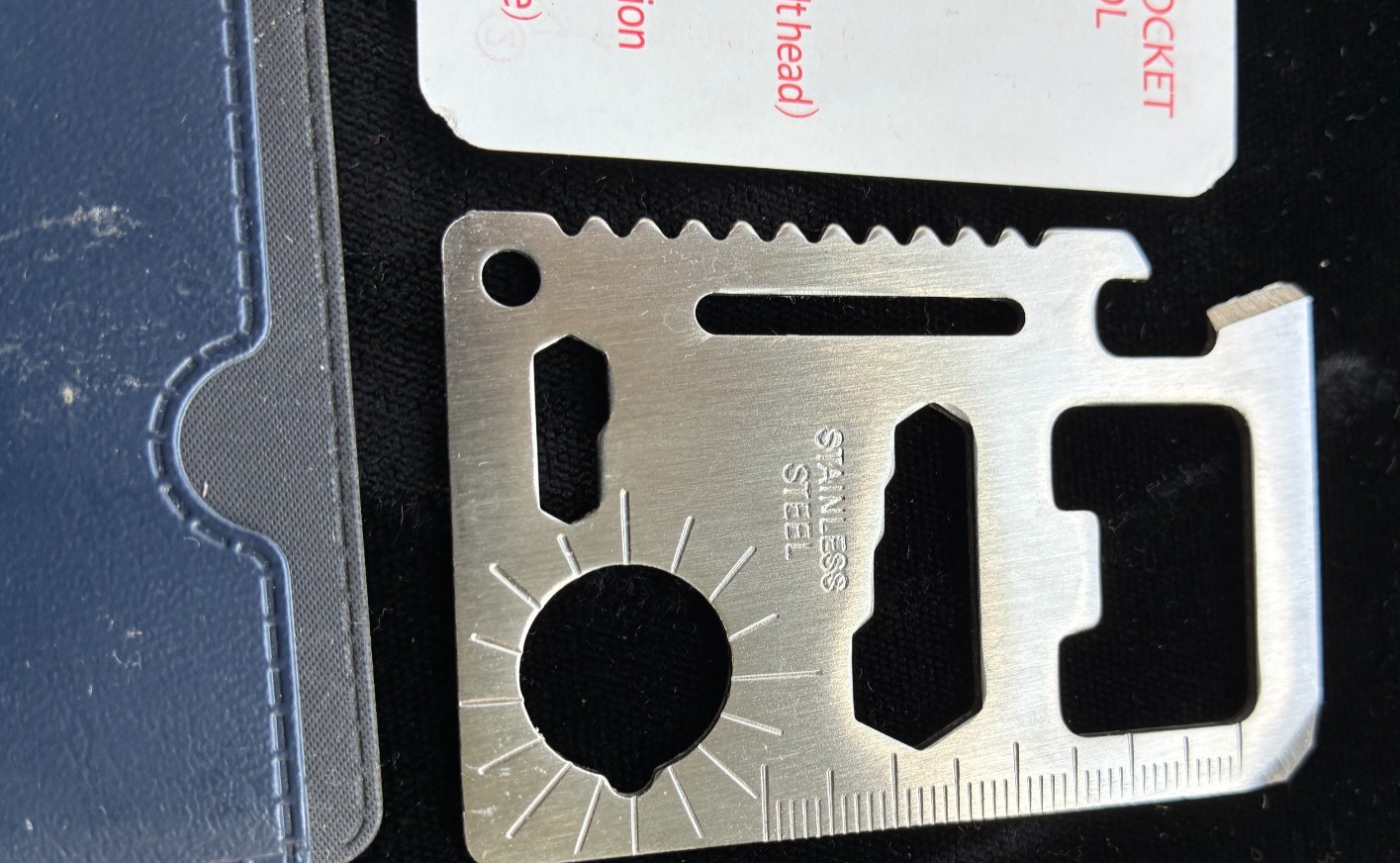 NEW Stainless Steel 10 in 1 Multi Purpose Pocket Survival Tool