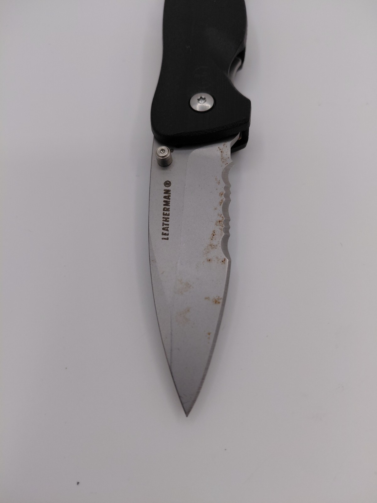 Leatherman Folding Lock Blade Knife CRATER c33x SERRATED 2.6″ BLADE 3.87″ Closed