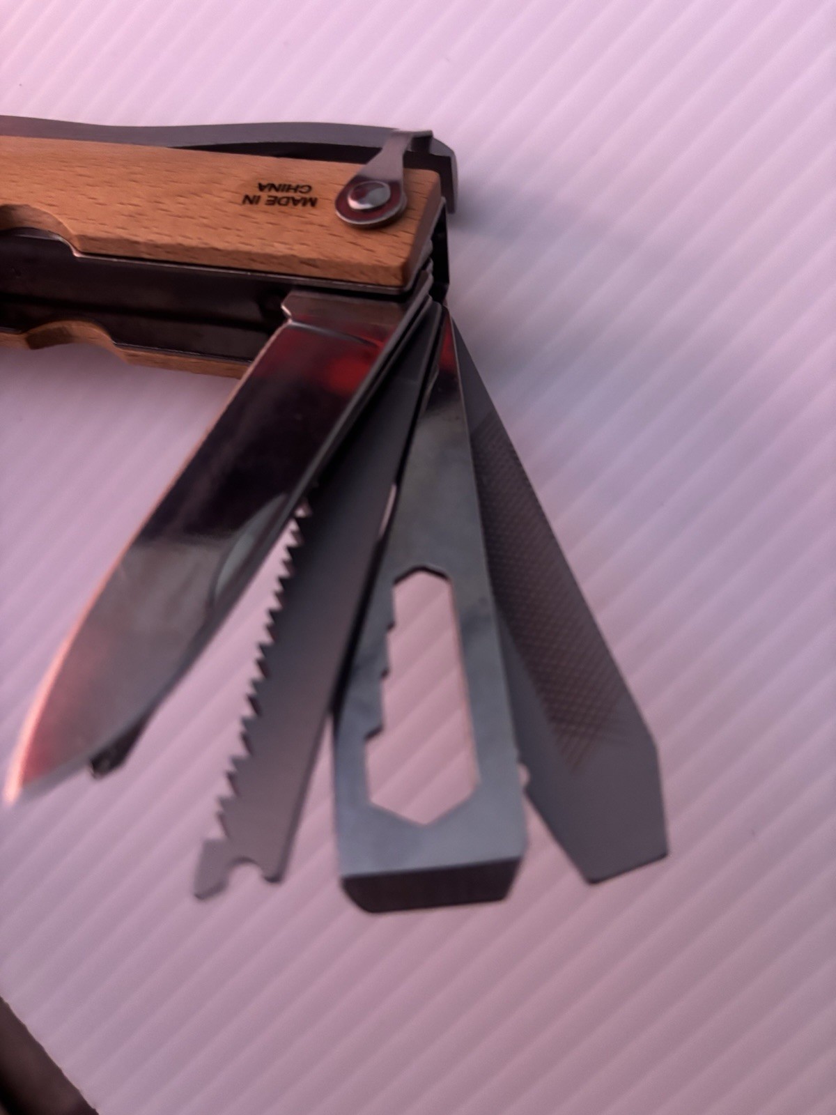 Brookstone 14-in-1 Compact Tool Hatchet Hammer Utility Knife NEW Open Box