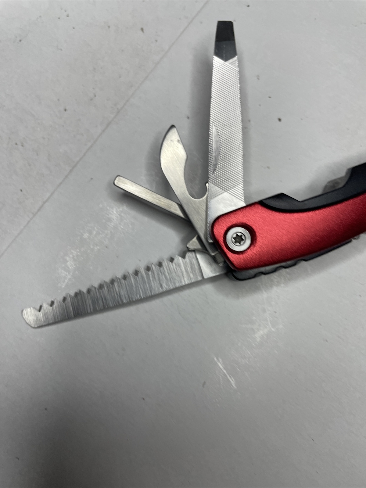 Multi-Tool Multitool Red Swiss Force 13-IN-1 for Fishing Camping Biking Hiking