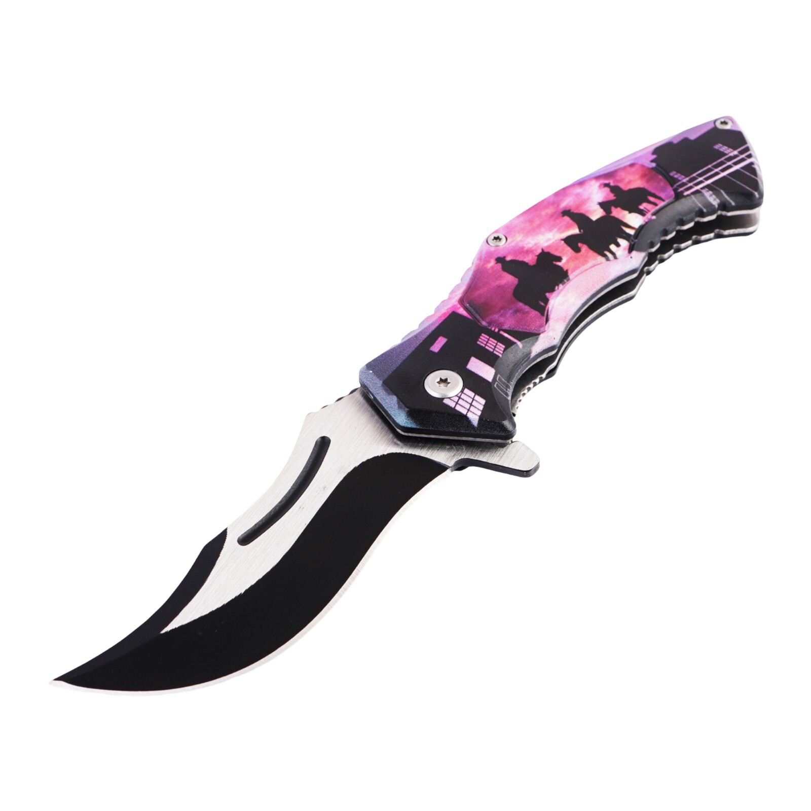 Cowboy Riders Pocket Knife, Stainless Steel | Precision-crafted