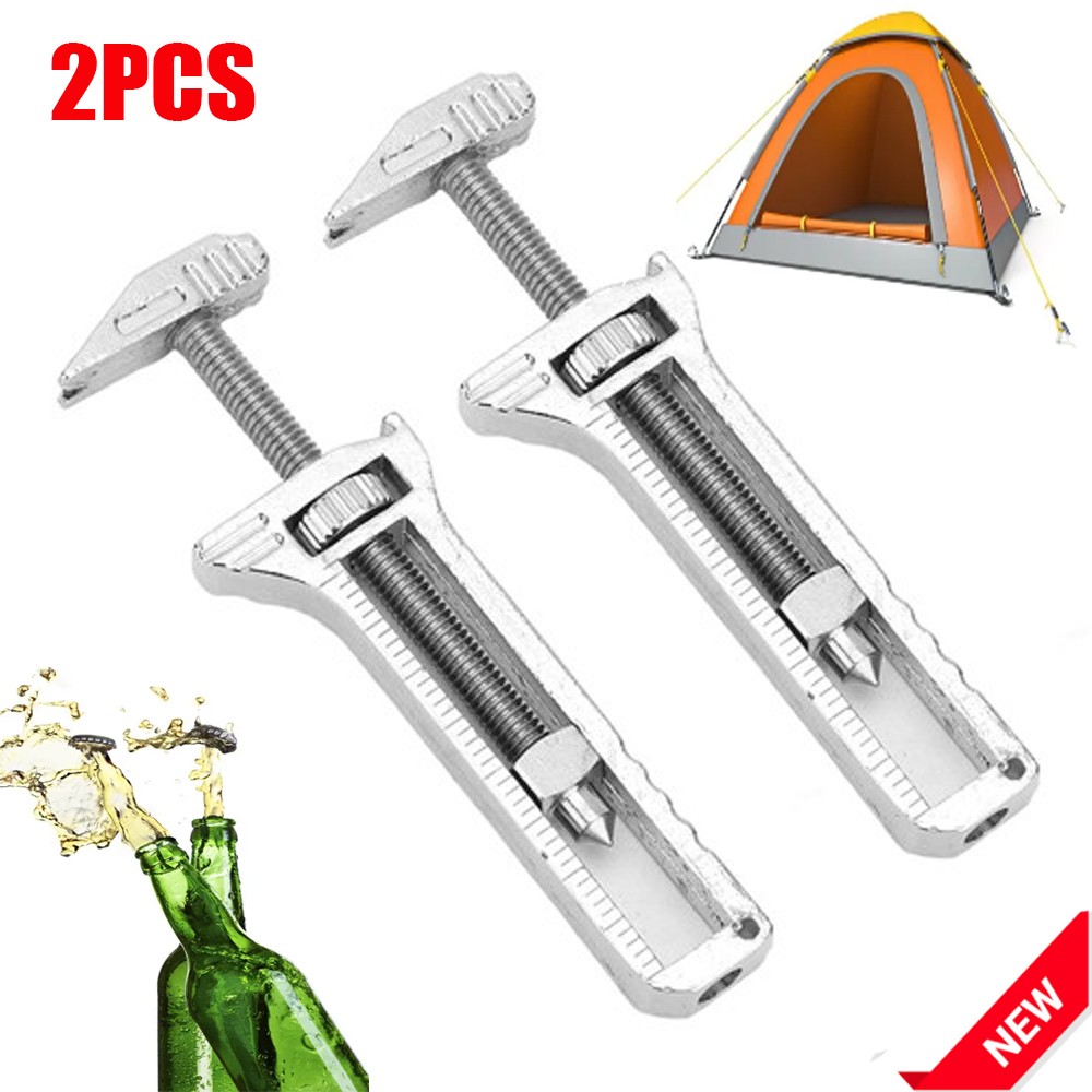 2 For Sale Mini Multi-Wrench Compact Titanium Multi-Tool Multi-Function~Silvery~
