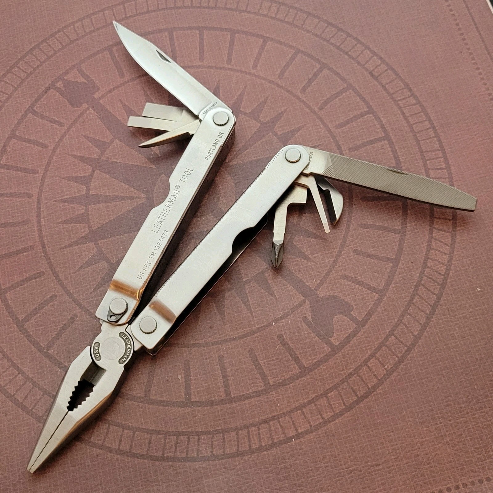 LEATHERMAN PST Multi Tool Made In USA W/SHEATH BOX AOPA Aircraft & Pilots Ass