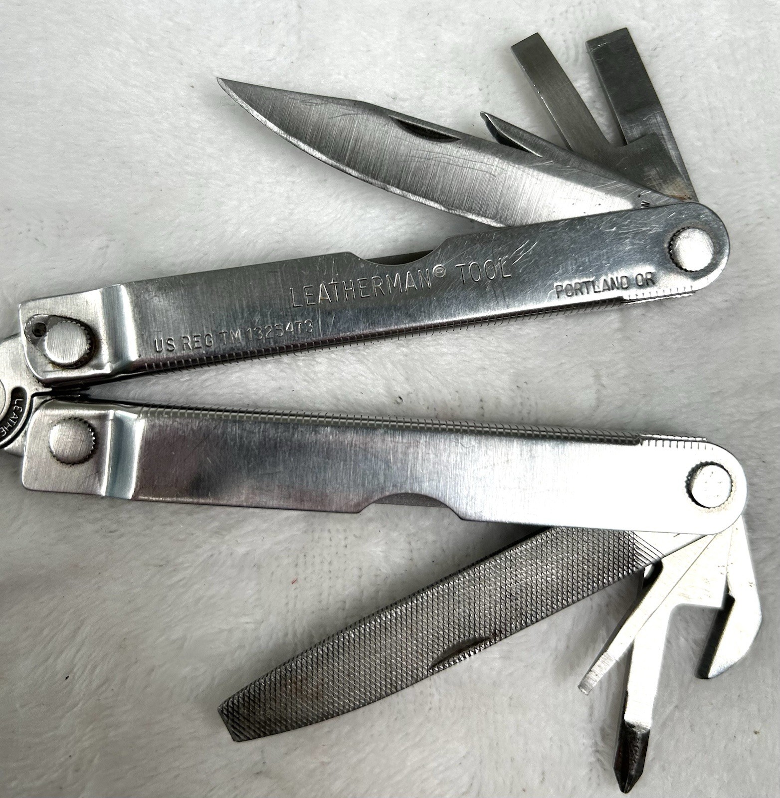 ORIGINAL VINTAGE Leatherman Tool Portland OR US Reg TM 1325473 Multi Tool USA