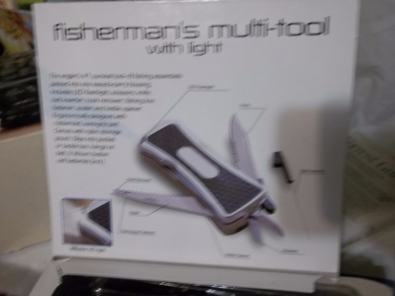 NEW Fishermans Multi Tool with Light