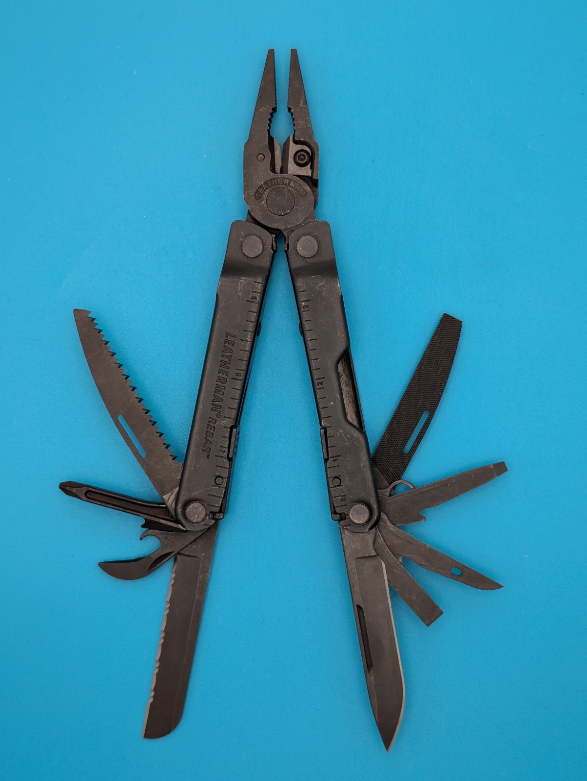 Leatherman Rebar Multi-Tool! Free Shipping! BLACK OXIDE!