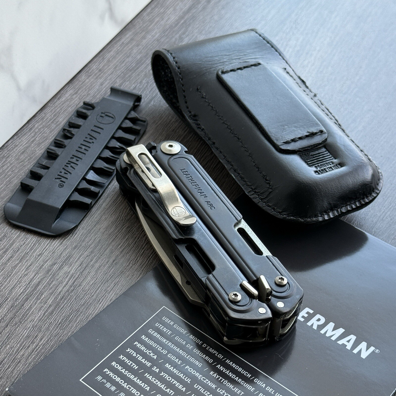 Leatherman Arc Obsidian, Leatherman Ratchet Driver, Leatherman Bit Kit