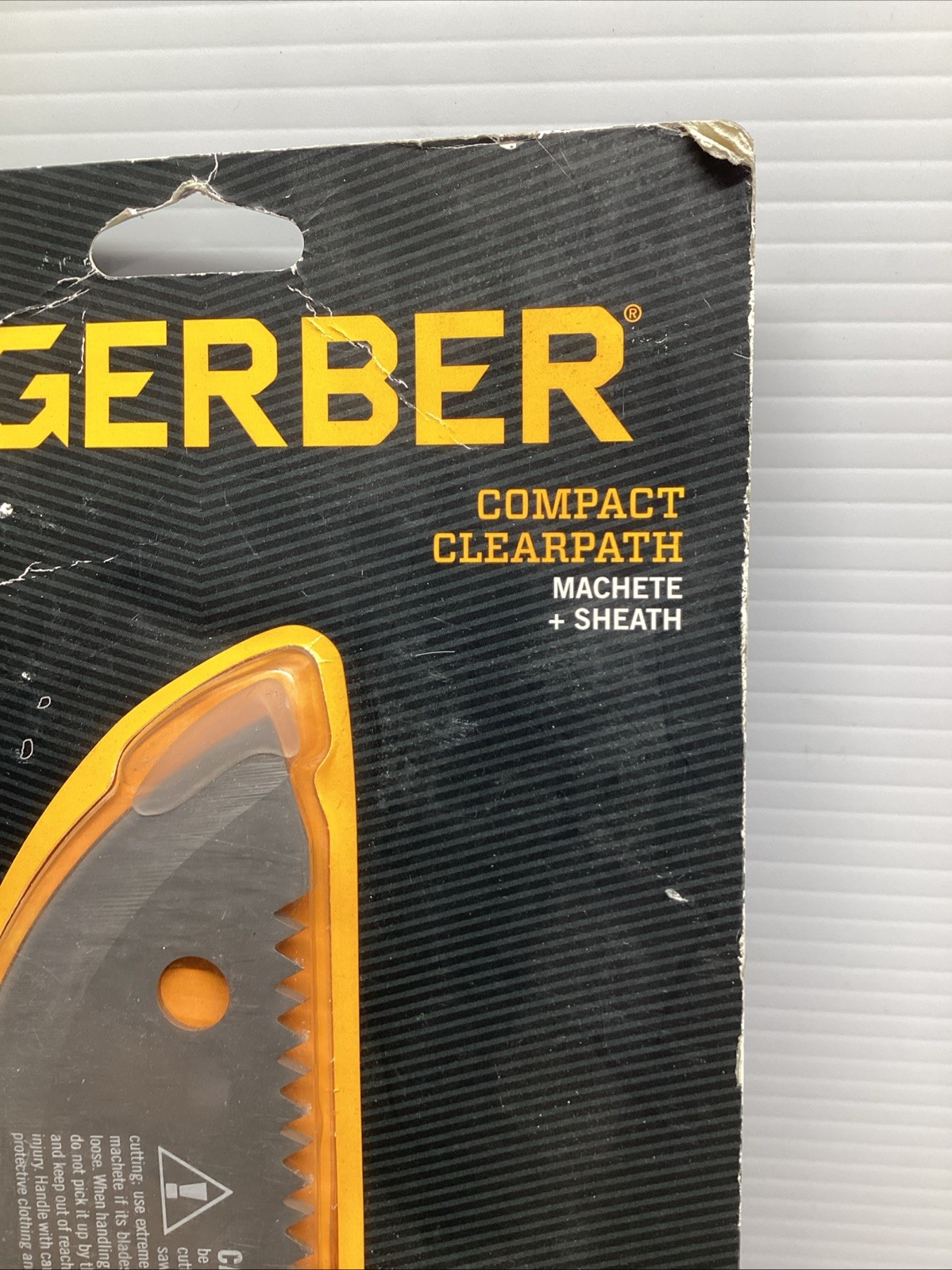 Gerber Compact Clearpath Machete w/Sheath 11″ Stainless Steel, Gator Grip 17”