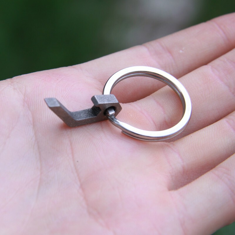 EDC Mini Lightweight Bottle Beer Opener & Keyring Pocket Tool Utility Keychain