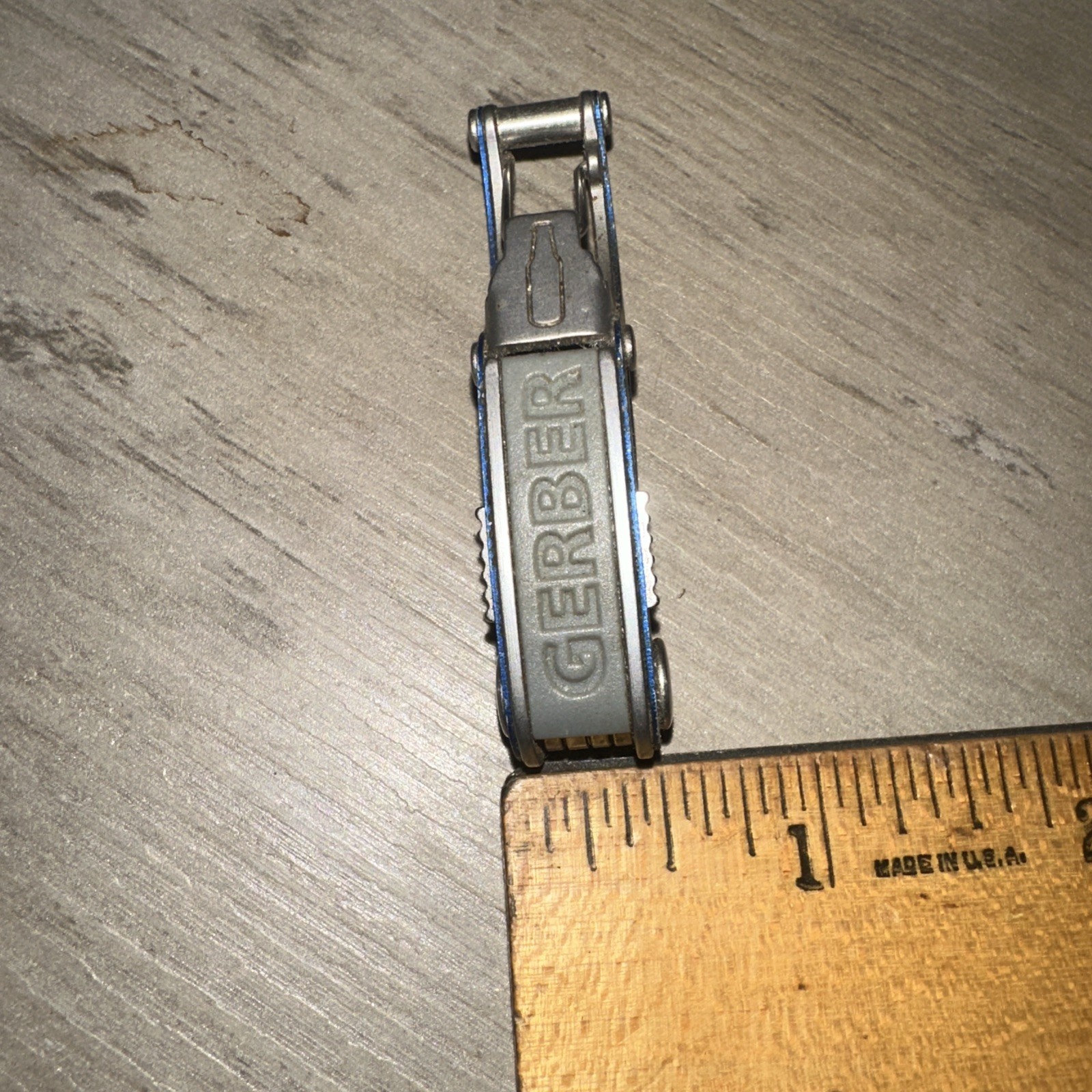 Gerber Curve Knife/Multi-Tool, Lockback, 6 Tools Blue Used