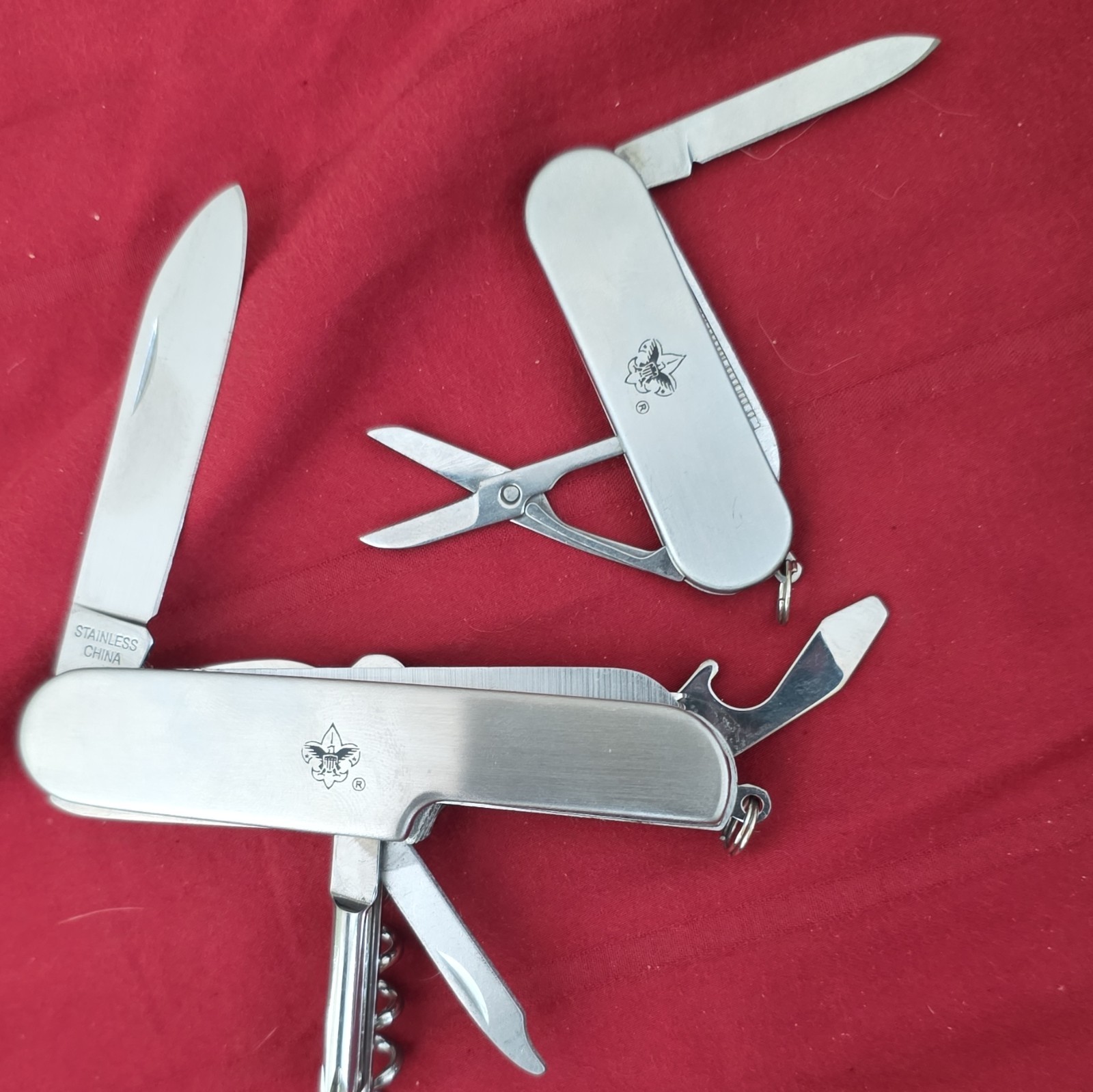 BSA Stainless Steel 6-in-1 Multi-Tool Pocket Knife Silver w/ Corkscrew