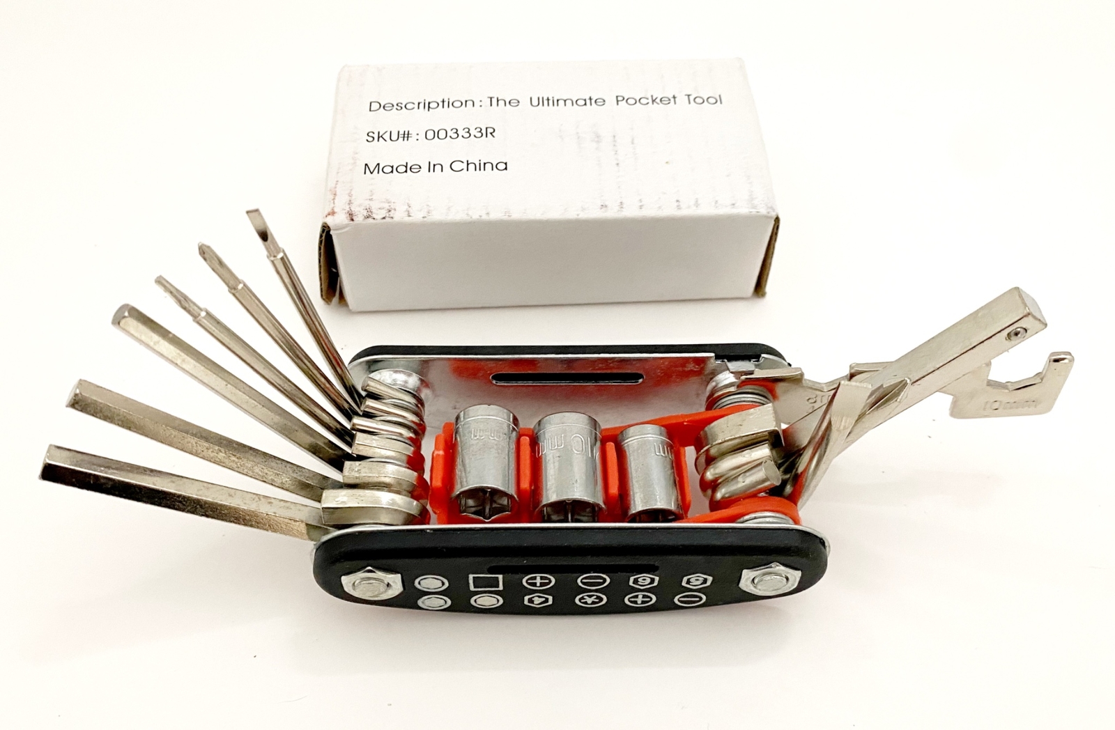 New In Package Handy On the Go Ultimate Pocket Tool 10 in 1 With sockets