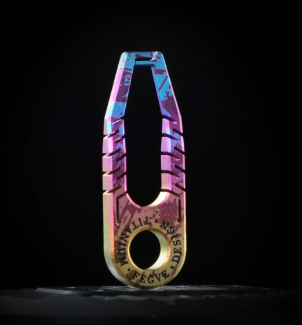 1PC Titanium Zipper Pull Replacement Detachable Zipper Pull Tab Universal