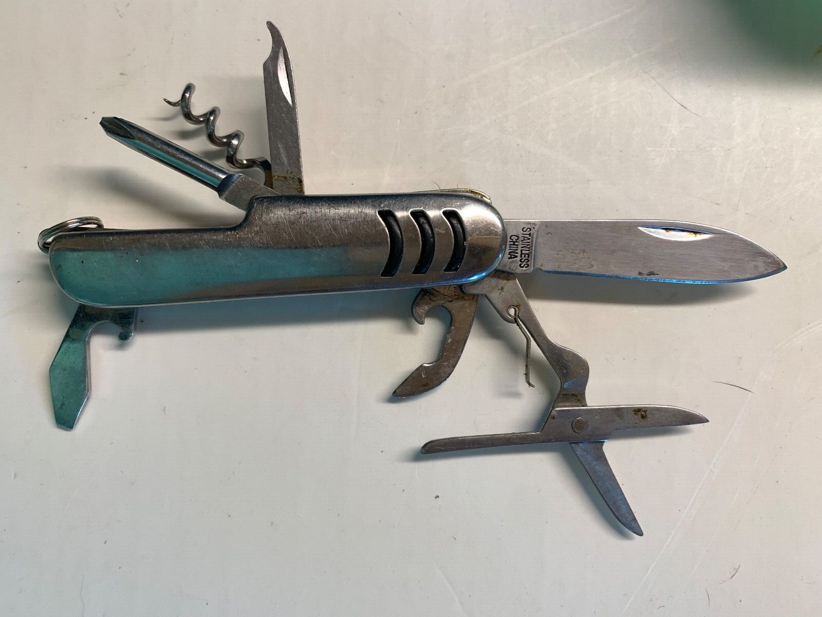 VTG Pocket Knife 7 Functions AUSTIN LODGE MASONIC TEMPLE TIPTON Indianapolis IND