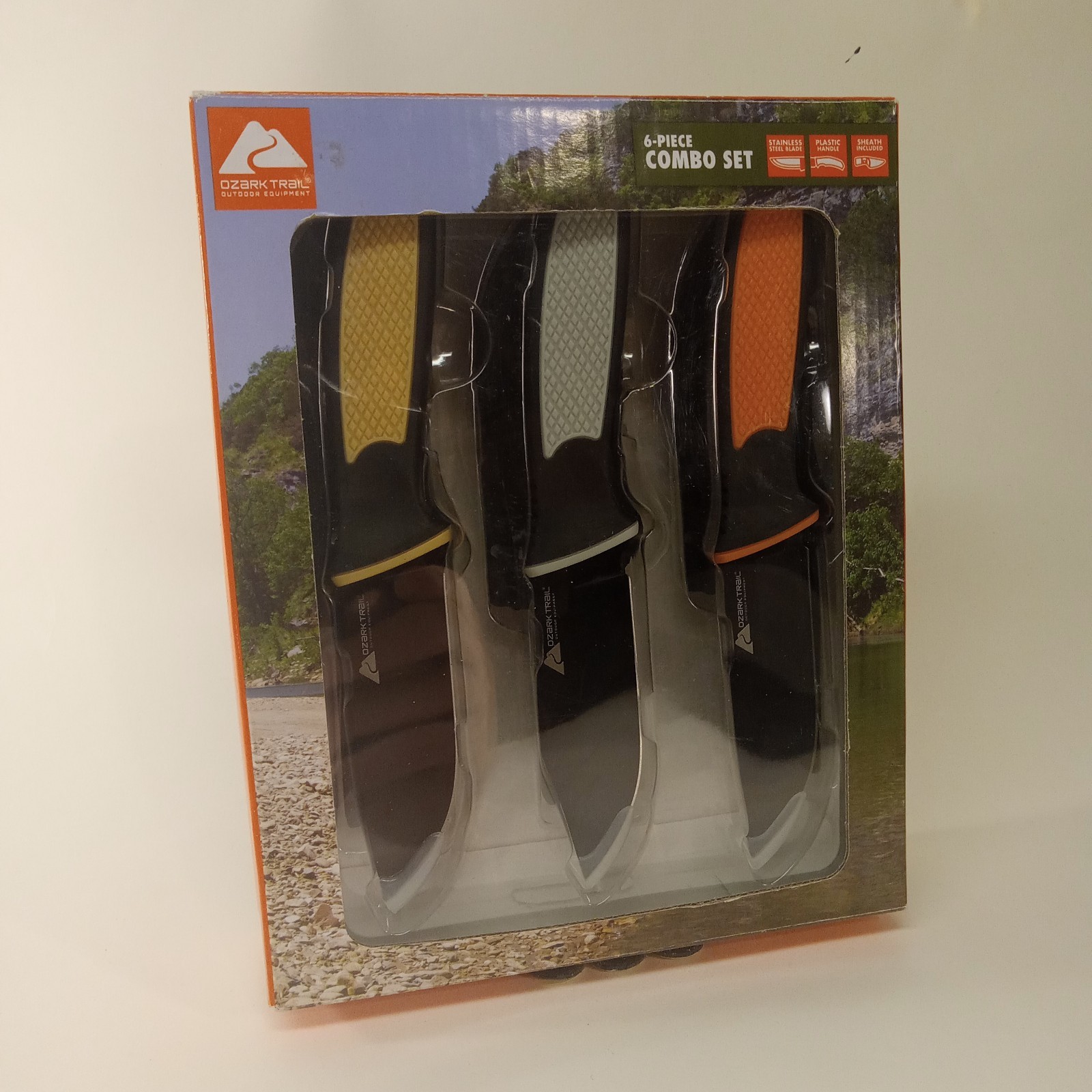 Ozark Trail – Outdoor Equipment 3 Piece Combo Knife Set with Sheaths