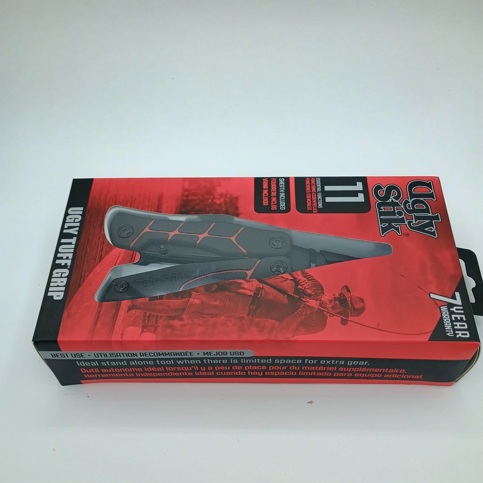 Ugly Stik Ugly Tuff Grip Multi-tool Knife for Fishing – Fishing Tool for Anglers