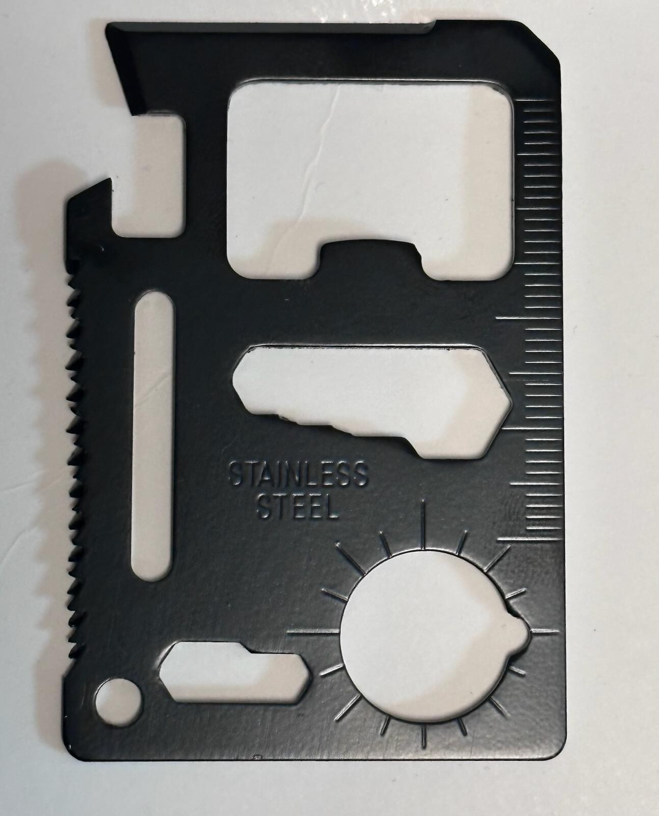 Ultimate 11-in-1 Survival Credit Card Multitool