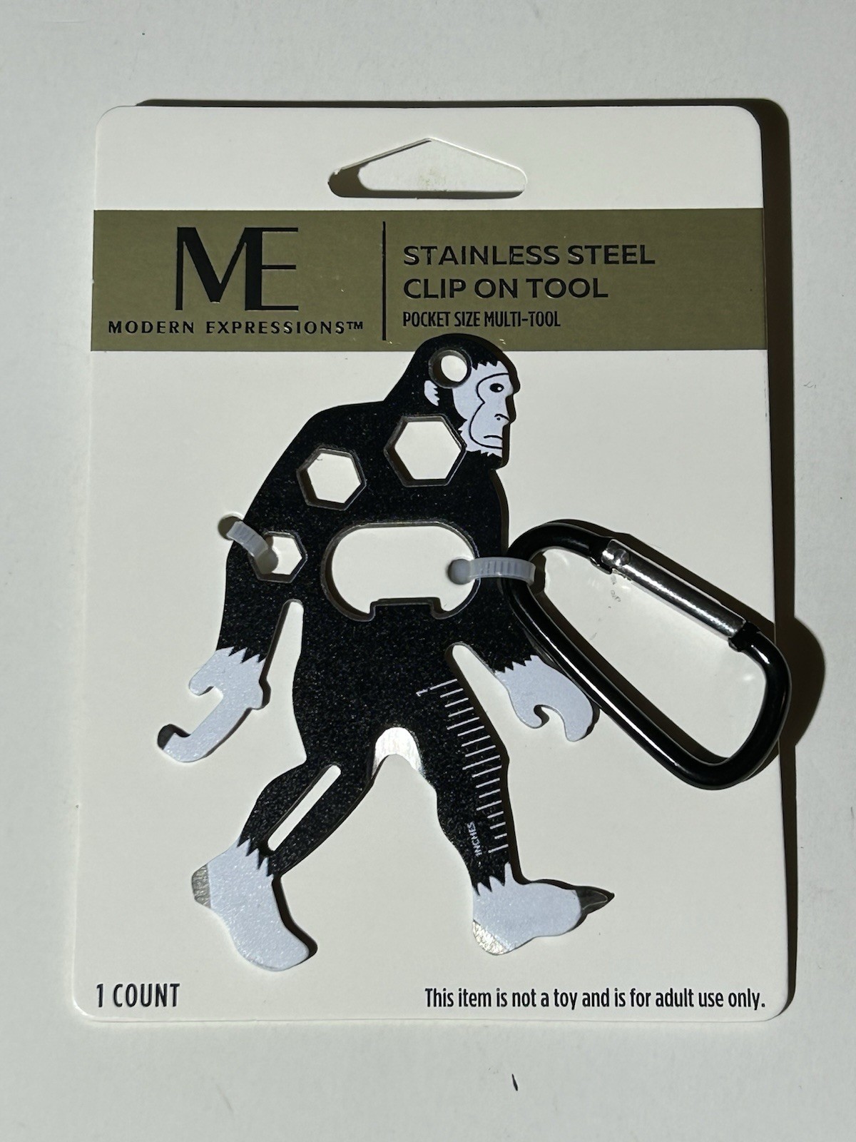 Bigfoot Stainless Steel Keychain Multi tool Bottle Opener