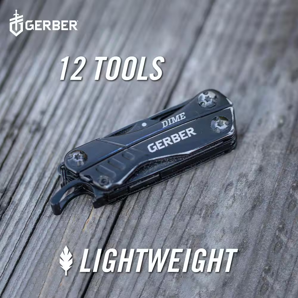 Gerber Dime 10 in 1 Multi Tool in Black 31