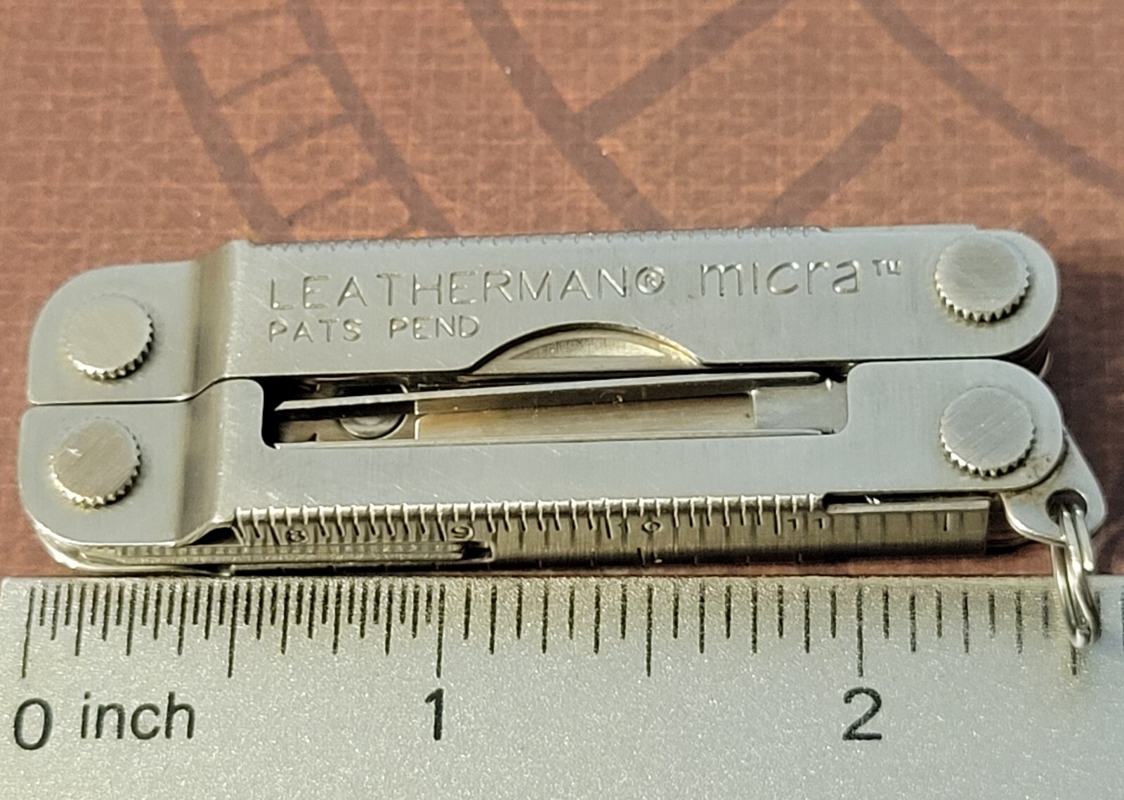 Leatherman Micra Multi Tool Made In USA Scissors Knife Tweezers File