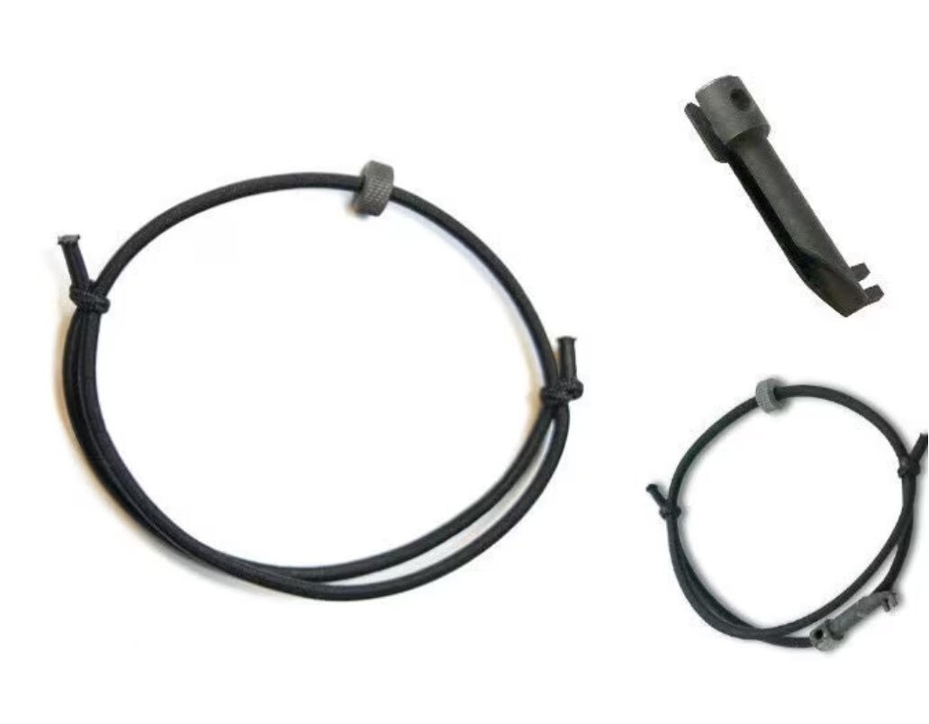 EDC Wrist Escape Bracelet – Car Window Breaker- GTFO 2.0 Tool + Adv Handcuff Key
