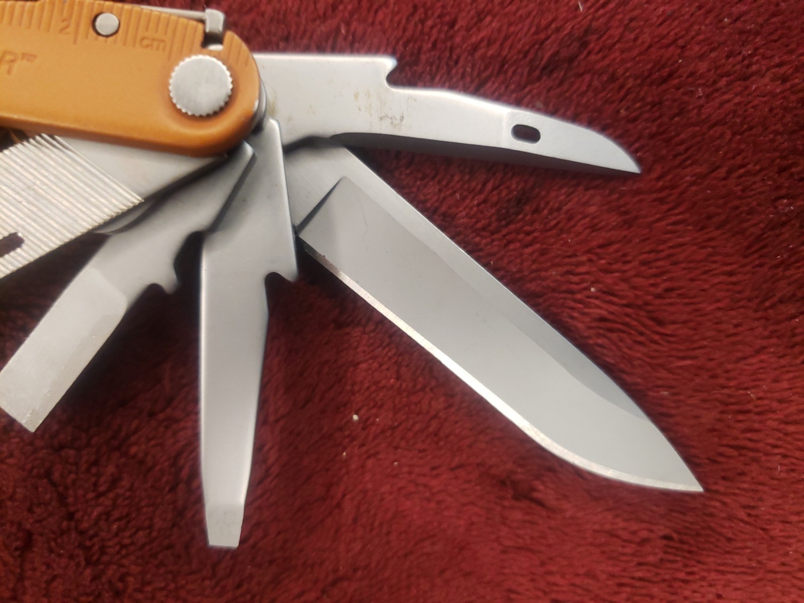 Leatherman Burnt Sienna Orange & Mossy Slate Rebar Multi Tool