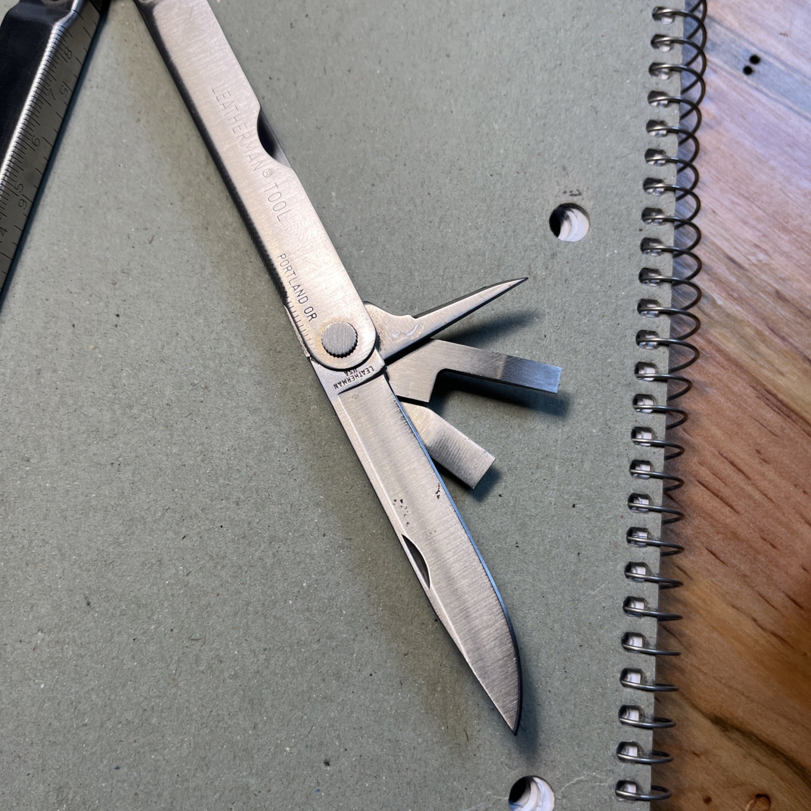 Vintage Original Leatherman Multi Tool Portland OR Leather Sheath USA