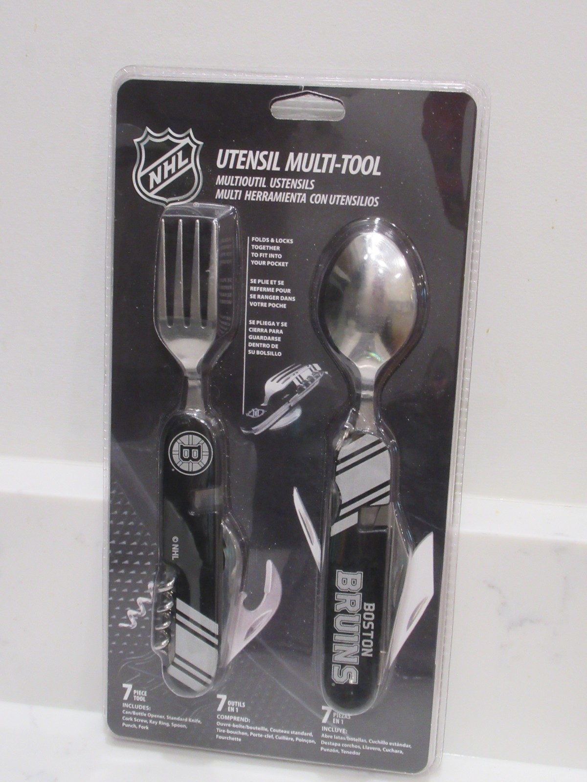 New England Patriots Boston Bruins Utensil Multi Tool ~~2 SETS~~