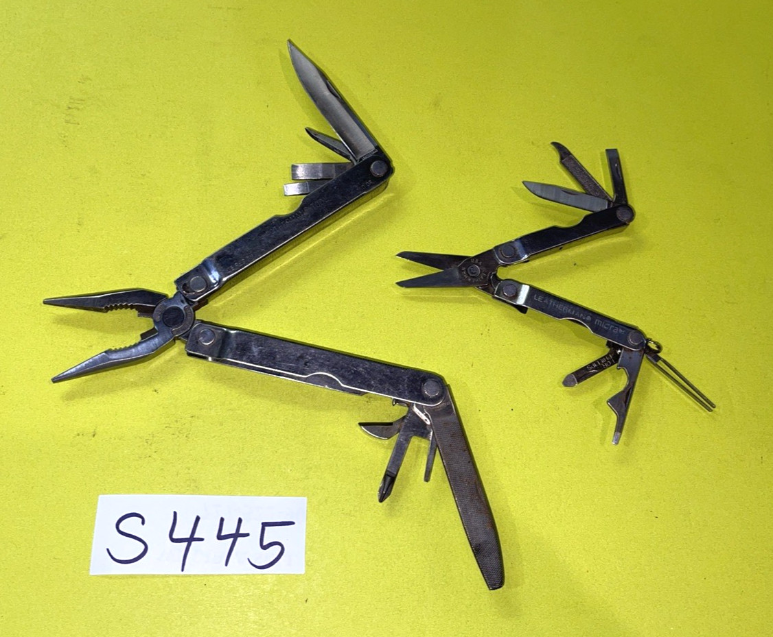 LEATHERMAN 2 KNIVES MULTI TOOL 2 INCH & 4 INCH