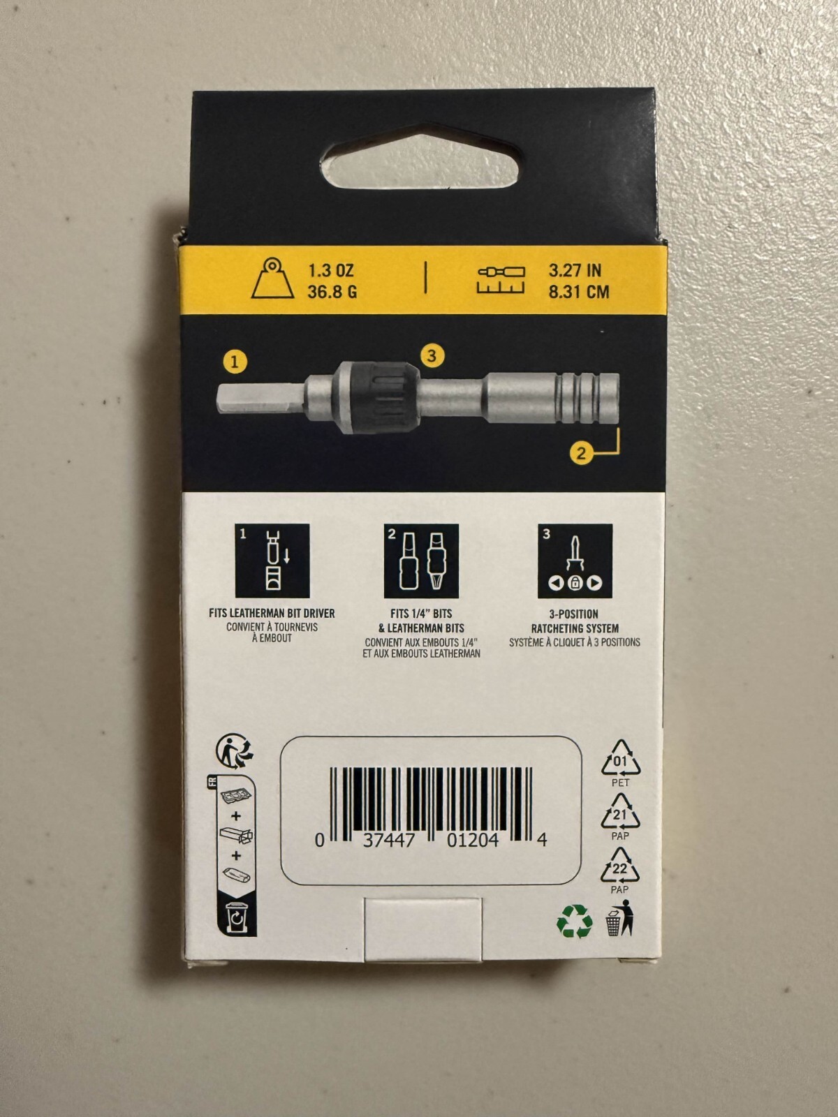 BRAND NEW IN BOX Leatherman Ratchet Driver 1/4 Hex Bit Model 931030 (IN HAND)🛠️