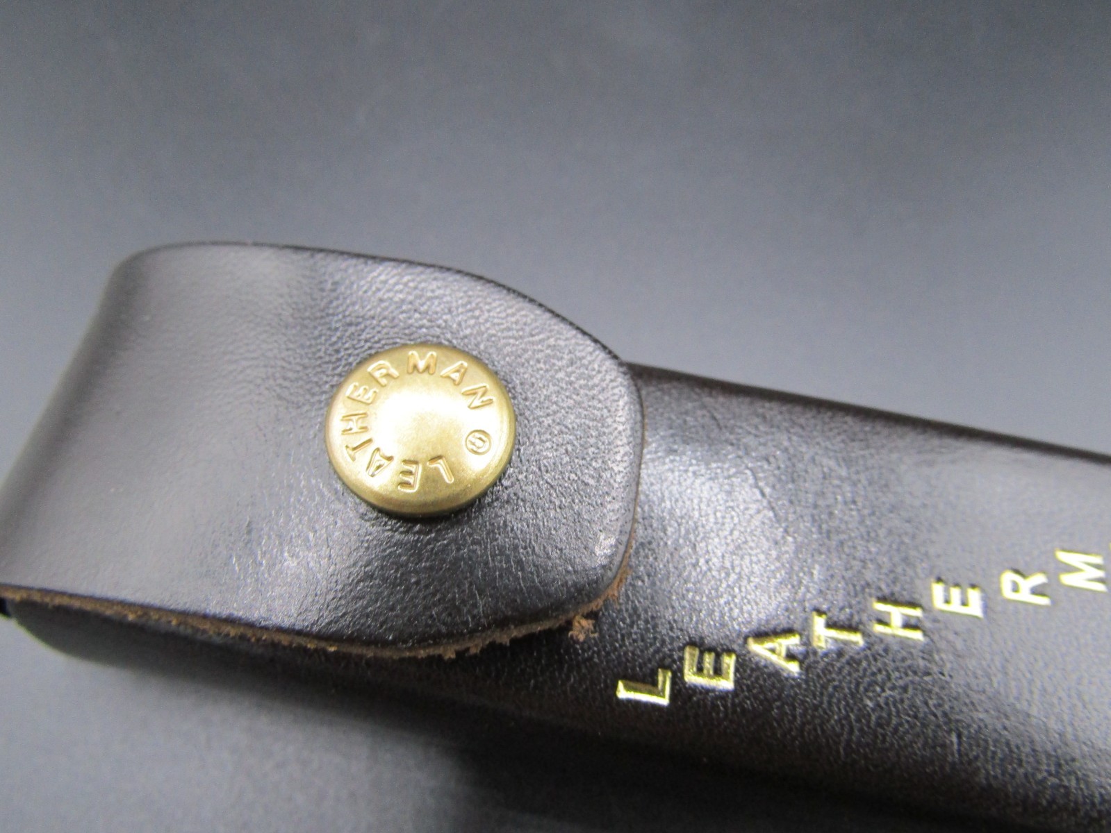 Vintage New Old Stock NOS Genuine Leatherman Multi-Tool Black Pouch Sheath 4 1/4