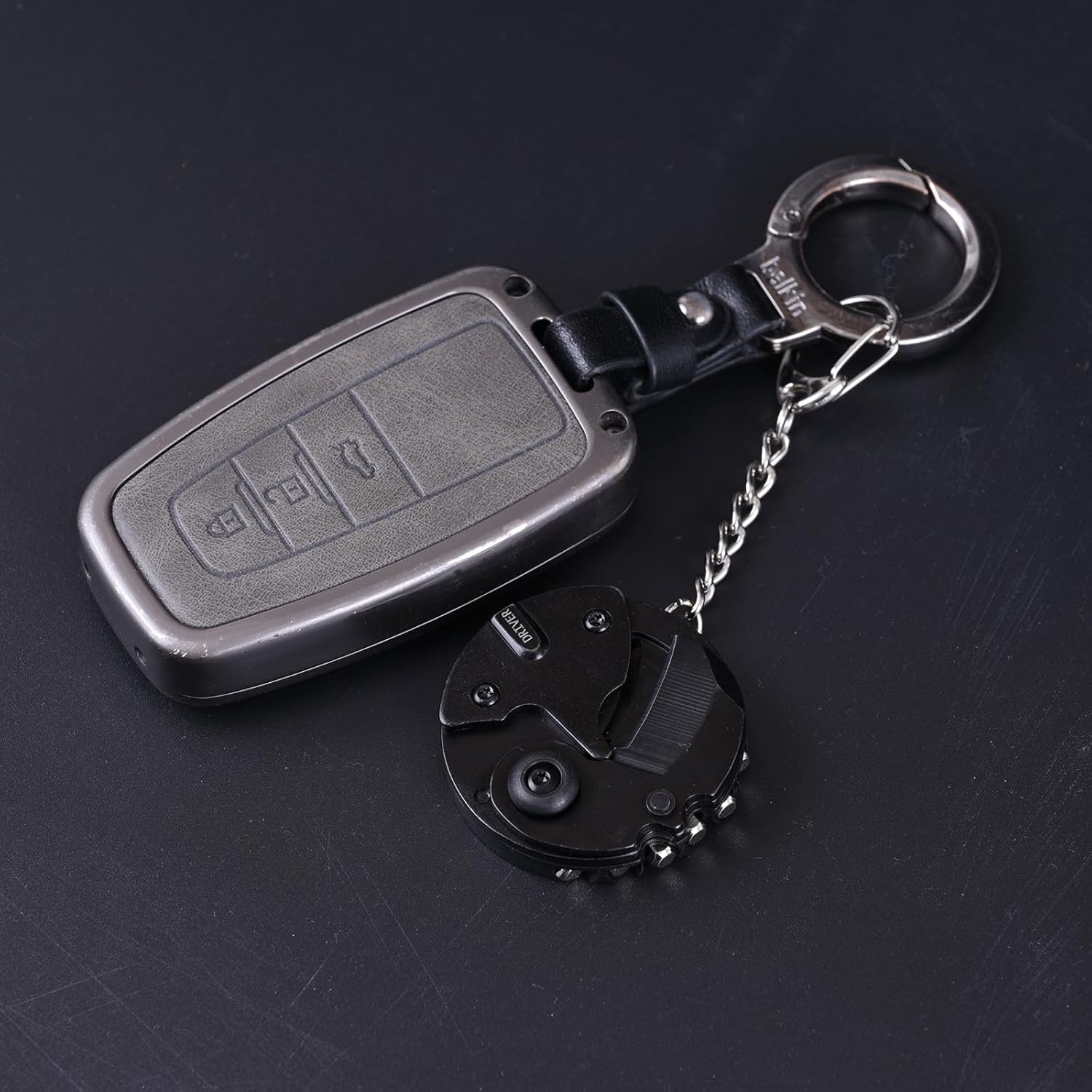 7-In-1 Mini Outdoor Folding Multifunctional Tool – Small EDC Multitool with Scre