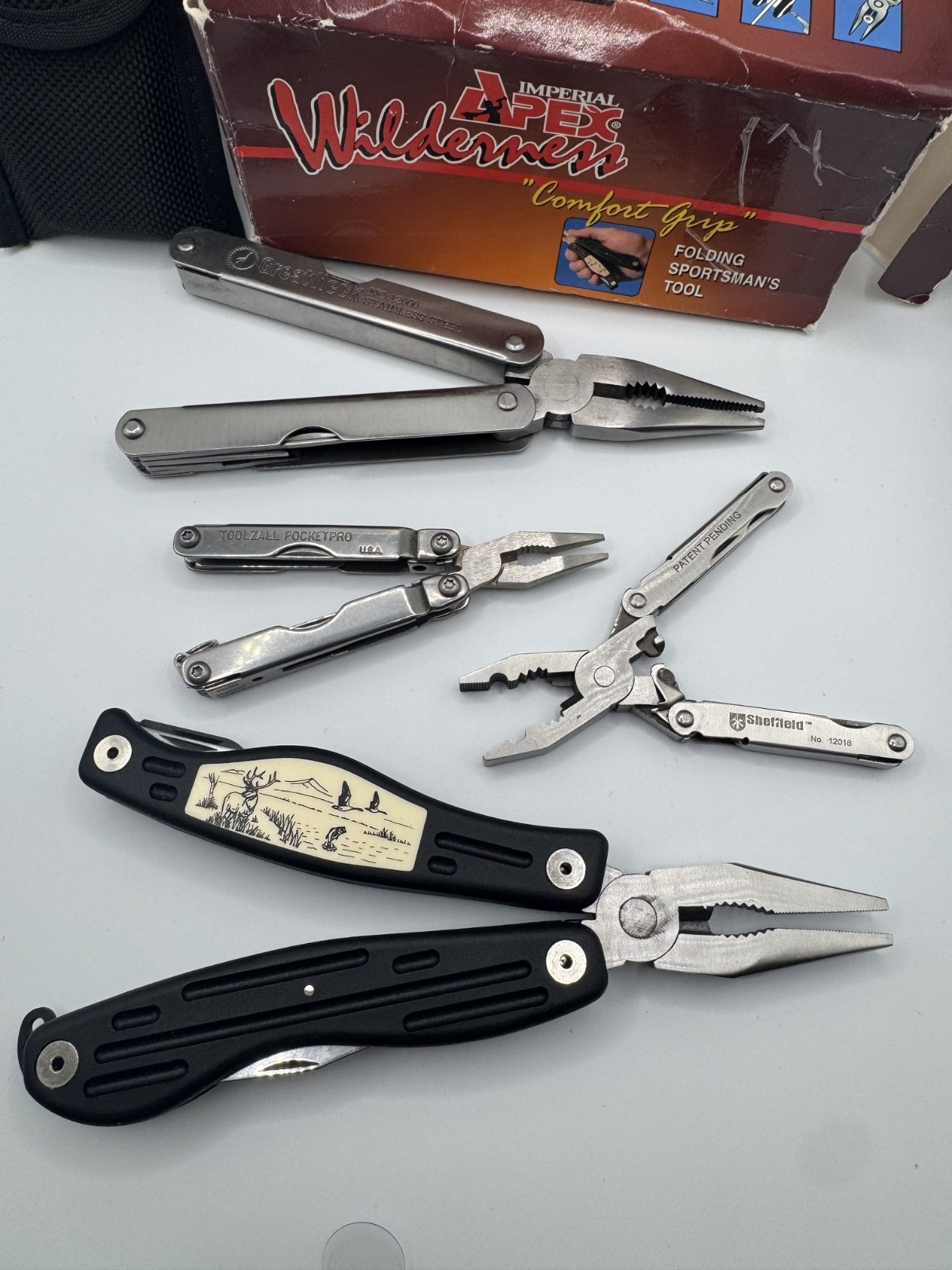 ToolZall Pocket Pro USA Sheffield 12016 Great Neck 12000 Imperial Apex APT1 Lot
