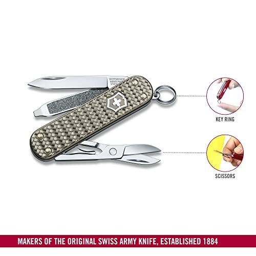Victorinox Classic SD Precious Alox Swiss Army Knife Compact 5 Function Swiss