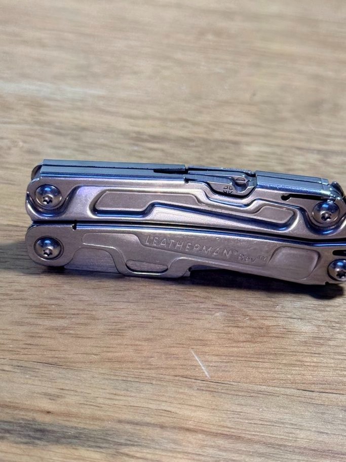 Leatherman Rev Stainless Steel Multi-Tool Pocket Clip Pliers Knife EDC Tool Used