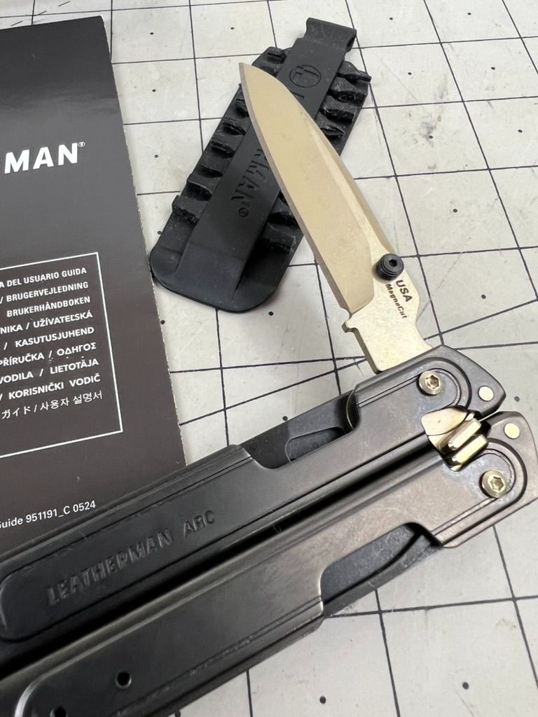 Leatherman Arc Obsidian Multitool Limited Edition W/Leather Sheath