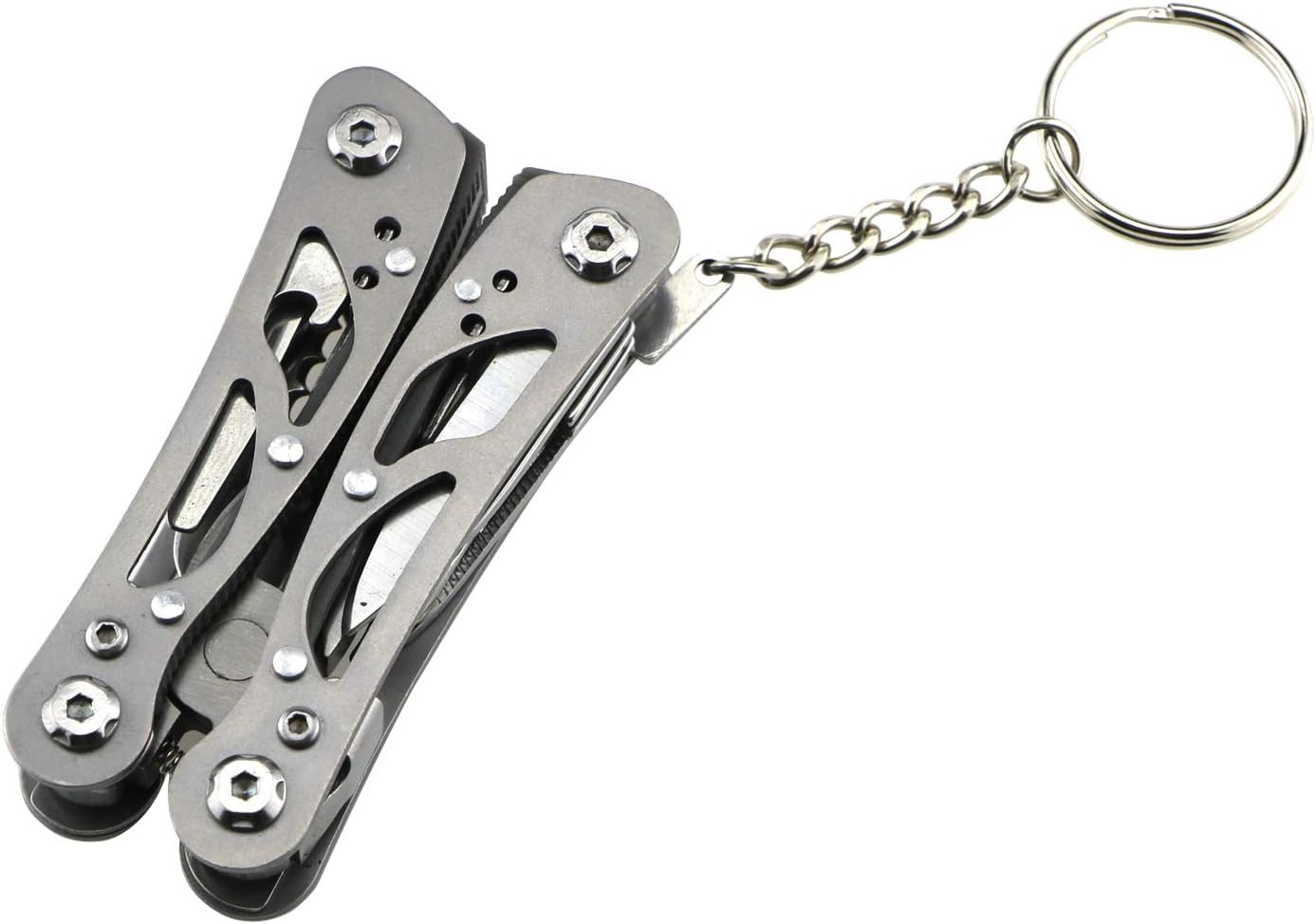 Mini Multitool Outdoor Small Pliers,Pocket Multitool Mini Pliers with Knife,Smar
