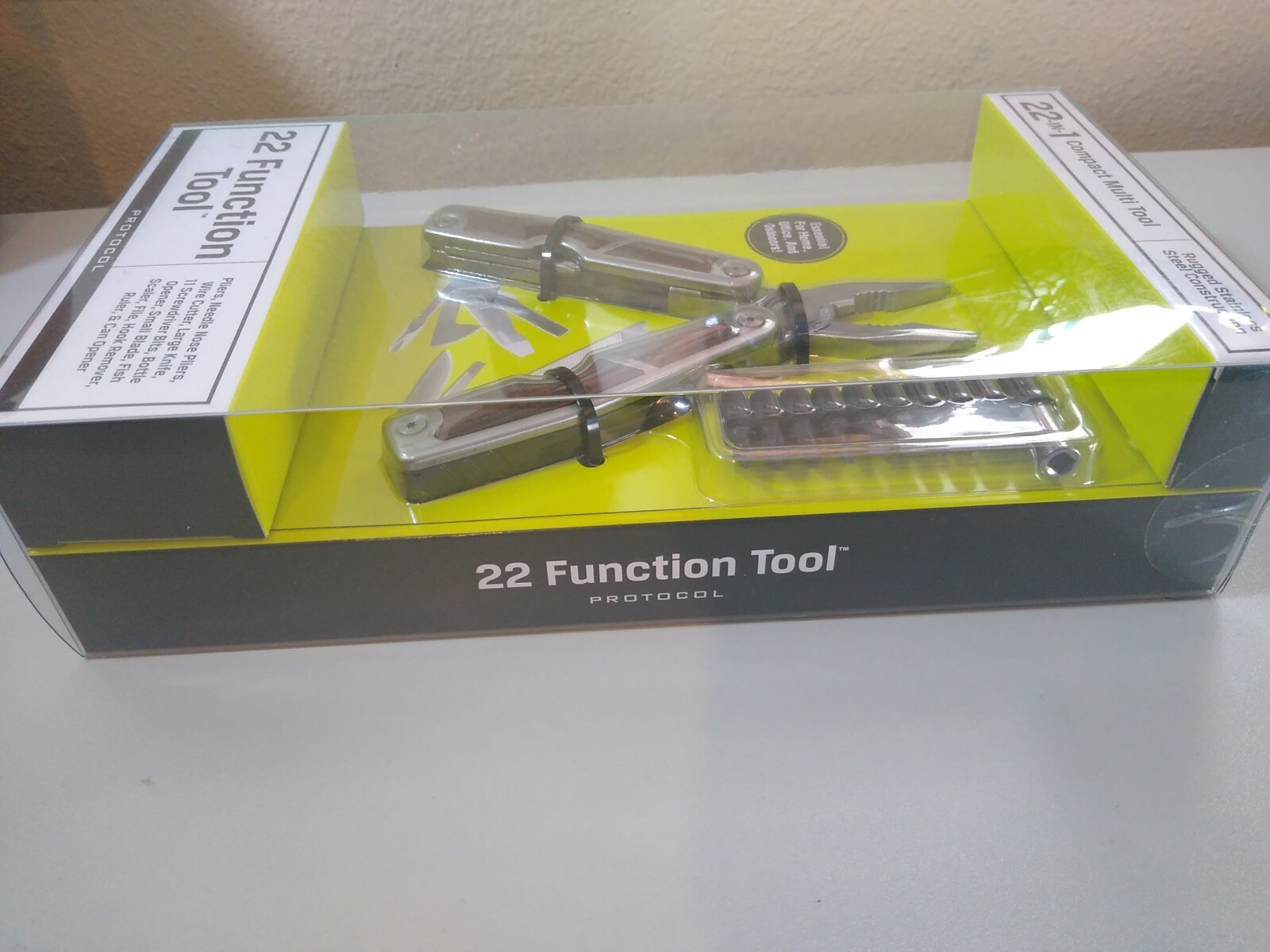 NEW Protocol 22 Function Compact Multi Tool/Screwdriver Set Home Office Outdoor