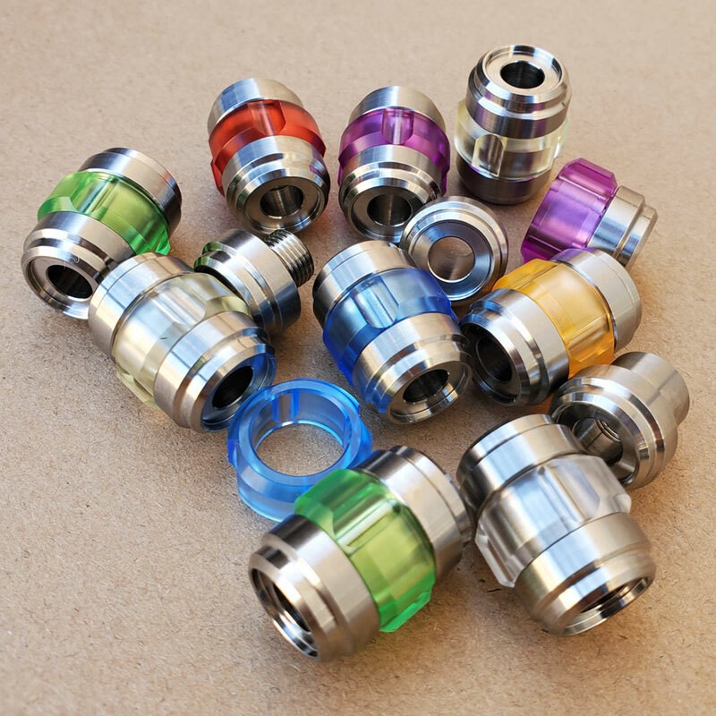 New Titanium Alloy Resin Lightweight EDC Lanyard Bead Necklace Pendant Tool DIY