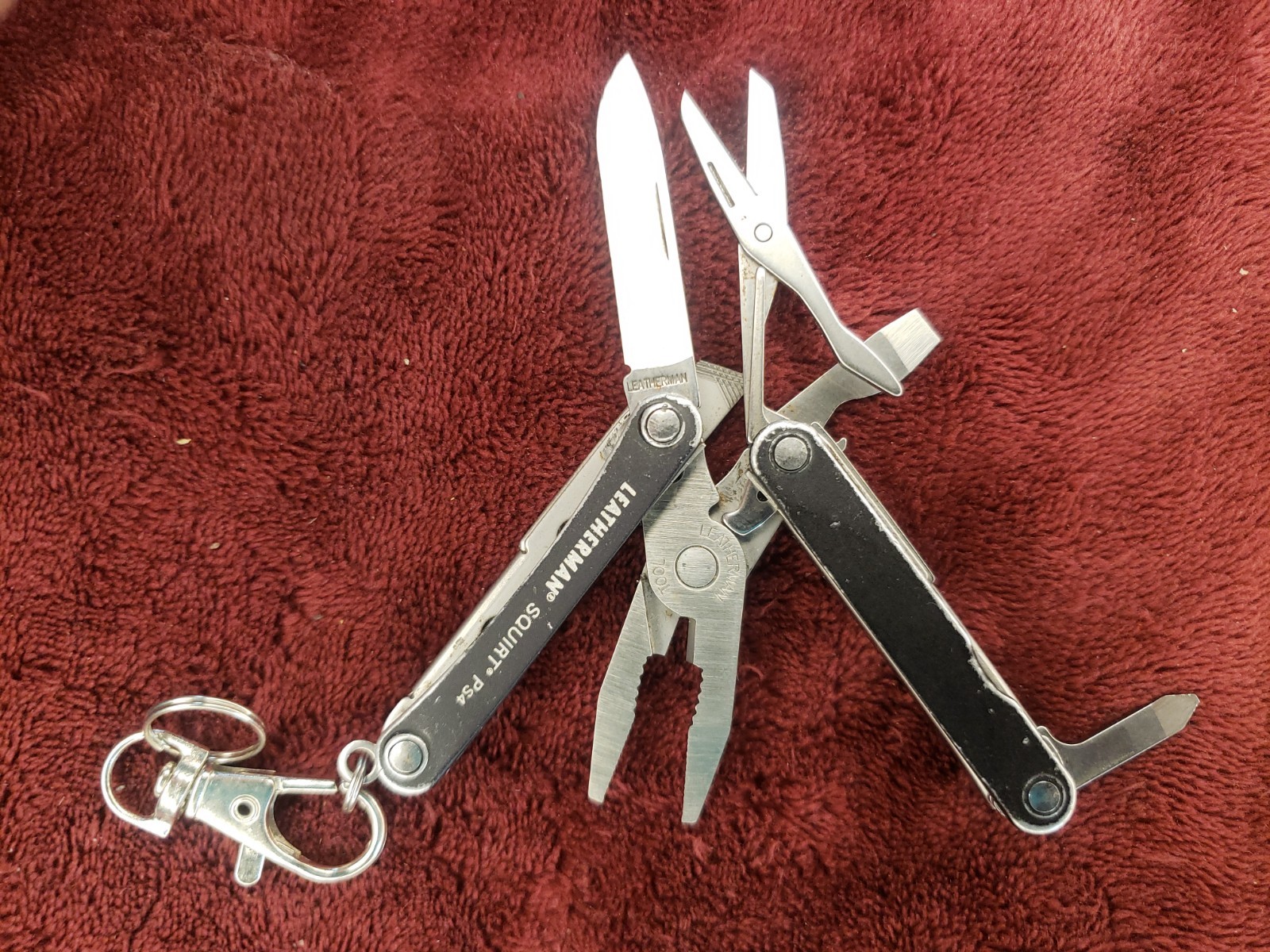 Leatherman Squirt PS4 Multi-Tool Black, broken file