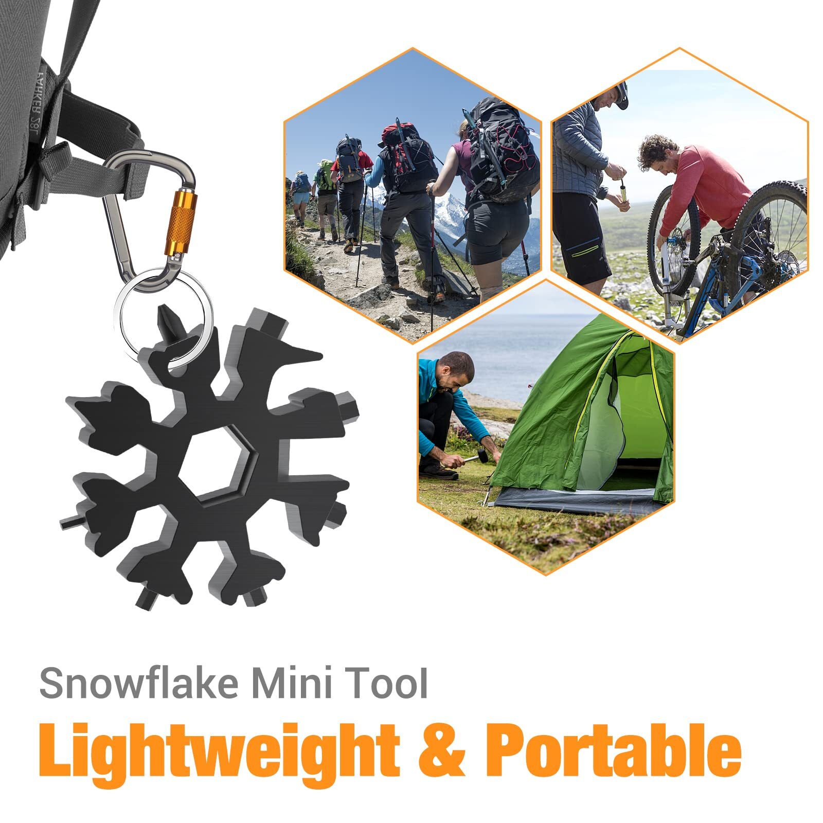 Gifts For Men Valentines Day Gifts For Him 18 In 1 Snowflake Multitool Mens Gift