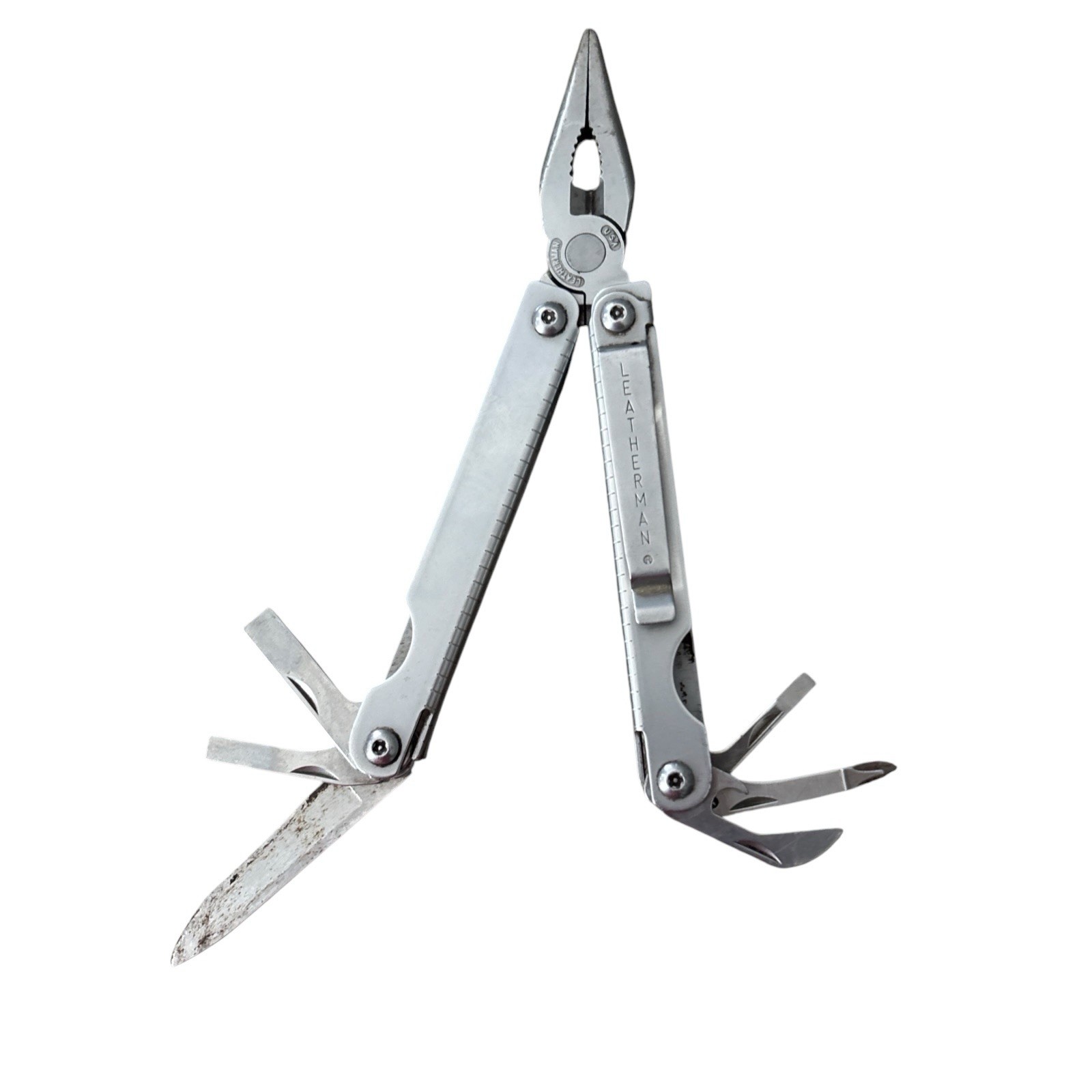 Vintage Leatherman Sideclip Multi-Tool USA Dated 1998 Retired Portland USA Case