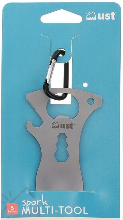 Stainless Steel Spork Multi-Tool w/ Carabiner
