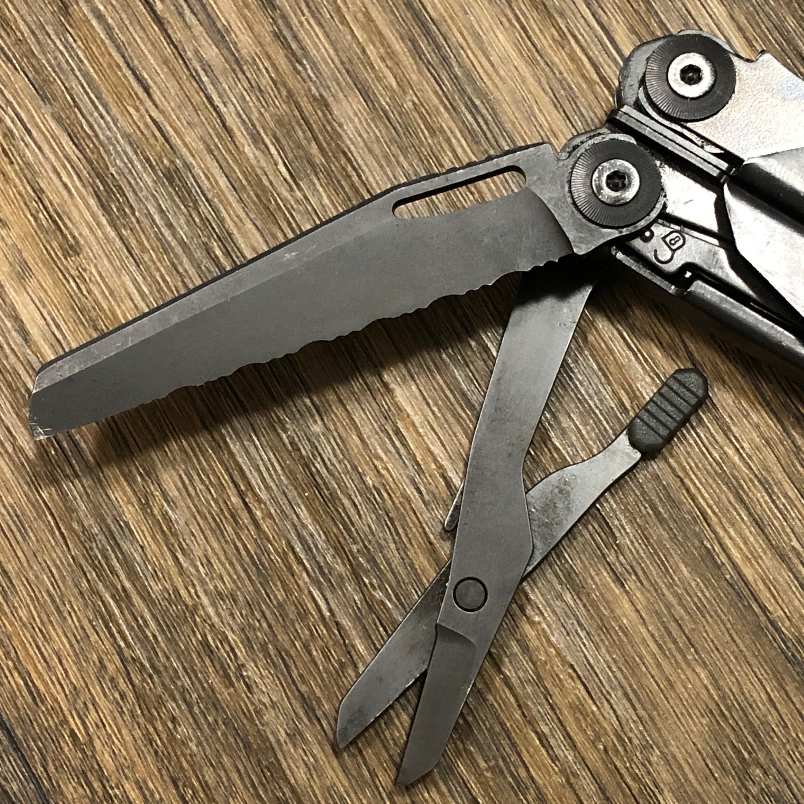 2008 Leatherman USA Surge Black Oxide Folding Multi-Tool Pliers & MOLLE Sheath