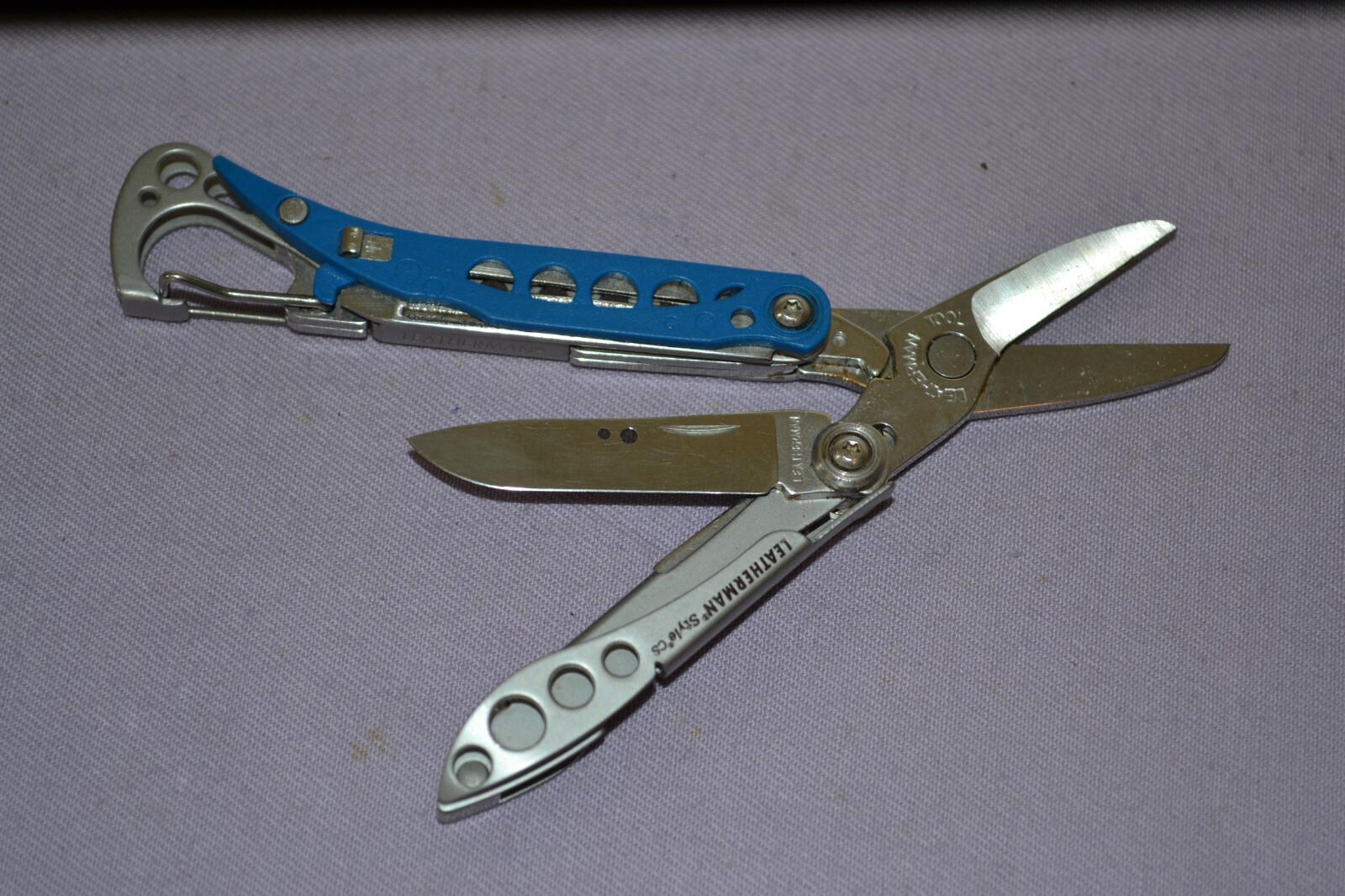 Leatherman Style CS Blue Stainless Multi-Tool Knife USA – Discontinued — Great