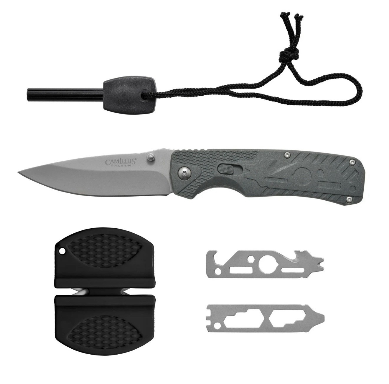 Camillus 8″ Multi-tool Folding Knife & Camping Tools NEW