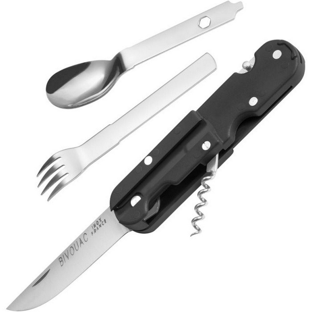 TB Outdoor French Army Camp Multi-Tool Small Blade Black ABS Handle – 11060092