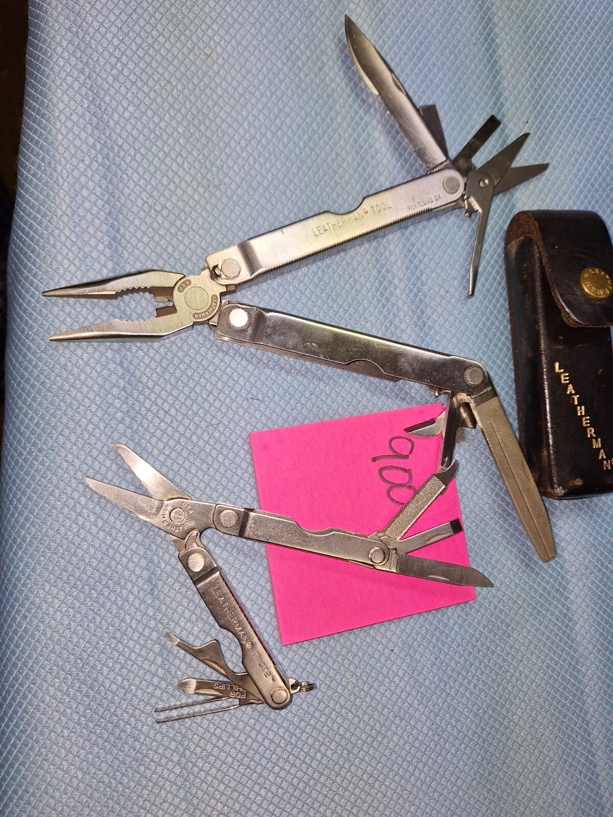 1 LEATHERMAN ORIGINAL PST Multi Tool DATE 97 BONUS MICRA NICE LOT 900