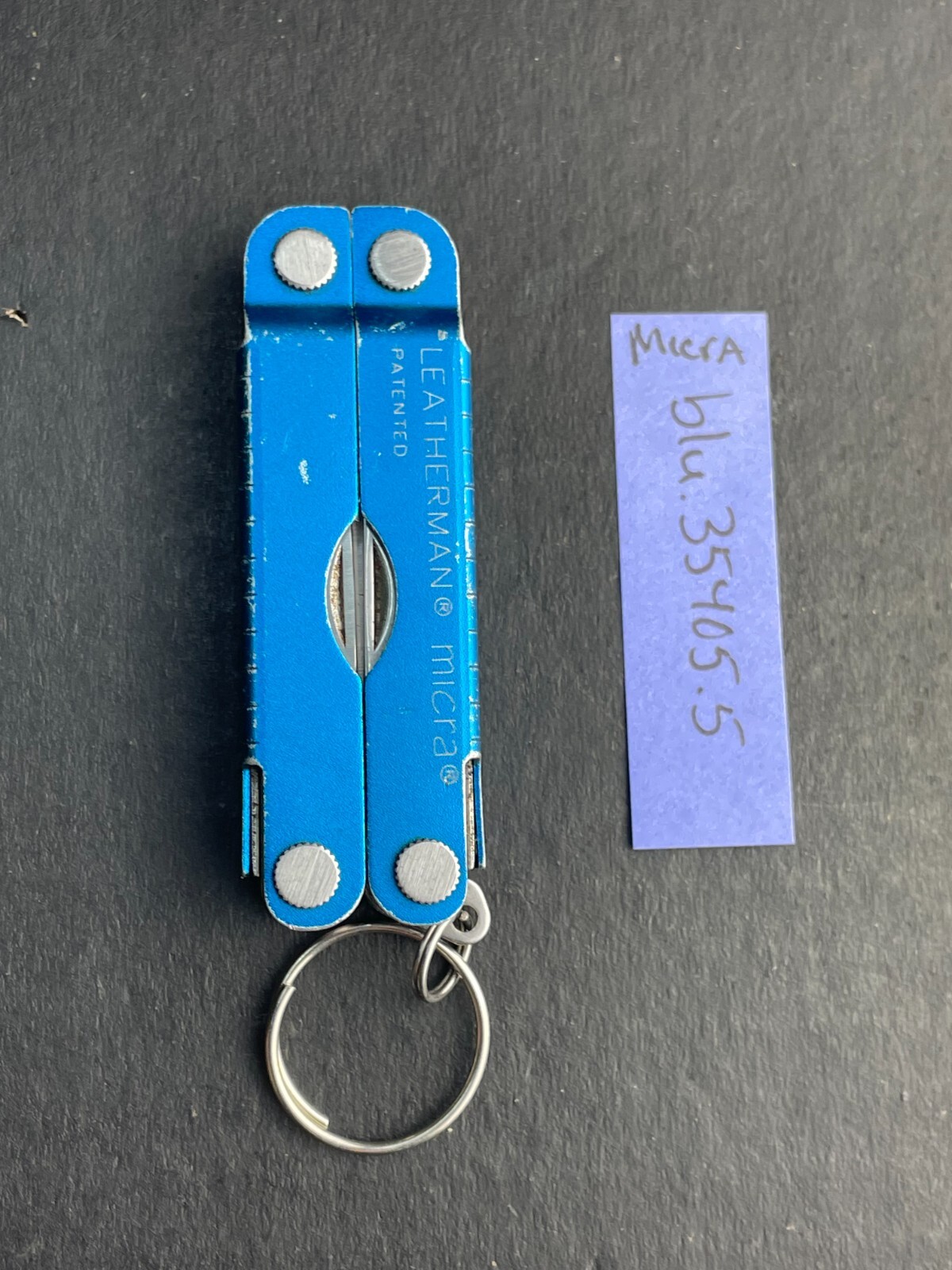 Leatherman Micra 10 in 1 Multitool Anodized Aluminum – Blue